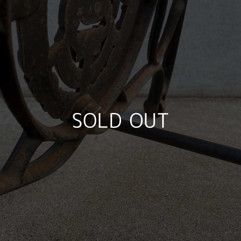 画像10: VINTAGE ANTIQUE SINGER ヴィンテージ アンティーク シンガー ミシン足テーブル アメリカ / 足踏みミシン テーブル 家具  店舗 什器