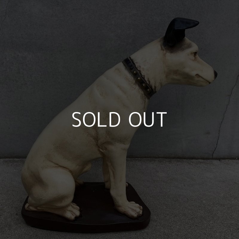 画像4: VINTAGE ANTIQUE VICTOR NIPPER ヴィンテージ アンティーク ビクター ニッパー 犬 オブジェ アメリカ / コレクタブル レコード 企業物 置物 蓄音機 USA