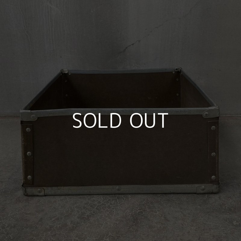 画像3: VINTAGE ANTIQUE FIBER BOX ヴィンテージ アンティーク ファイバー ボックス 箱 アメリカ / インダストリアル 収納 店舗 什器 USA (2)