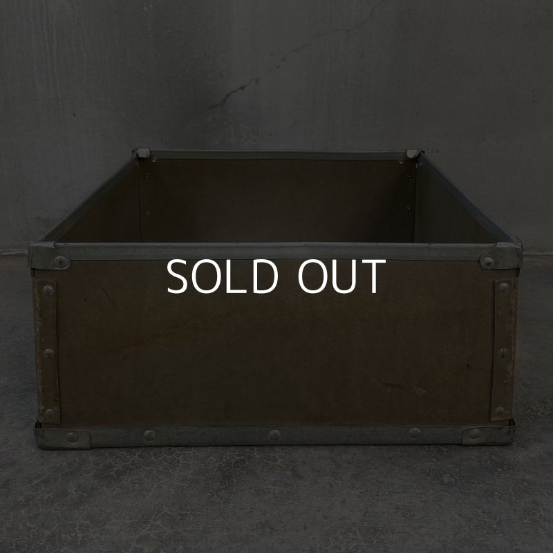 画像5: VINTAGE ANTIQUE FIBER BOX ヴィンテージ アンティーク ファイバー ボックス 箱 アメリカ / インダストリアル 収納 店舗 什器 USA (1)