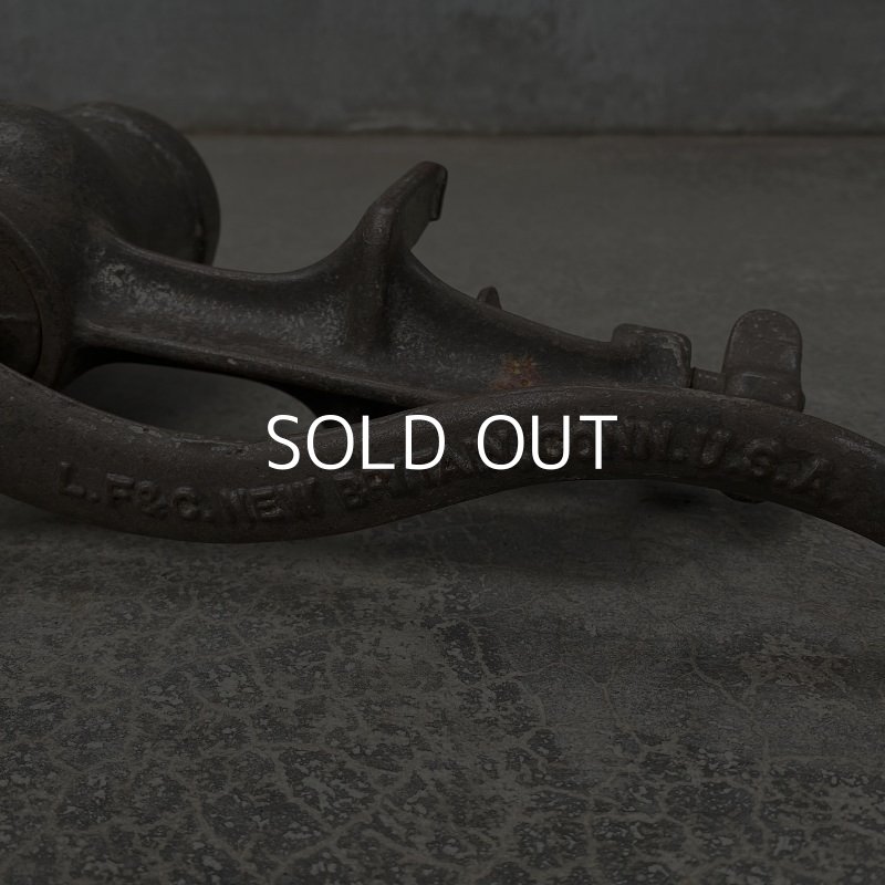 画像5: VINTAGE ANTIQUE FOOD CHOPPER LF&C ヴィンテージ アンティーク フードチョッパー ミートグラインダー アメリカ / インダストリアル キッチン インテリア キャストアイアン 道具 USA