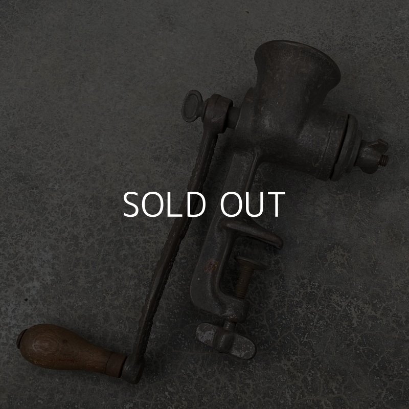 画像4: VINTAGE ANTIQUE FOOD CHOPPER LF&C ヴィンテージ アンティーク フードチョッパー ミートグラインダー アメリカ / インダストリアル キッチン インテリア キャストアイアン 道具 USA