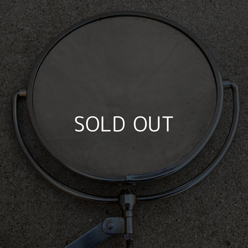 画像5: VINTAGE ANTIQUE SHAVING MIRROR SCISSOR ARM ヴィンテージ アンティーク シェービングミラー シザーアーム 鏡 壁付けミラー / 壁掛け ディスプレイ JAPAN