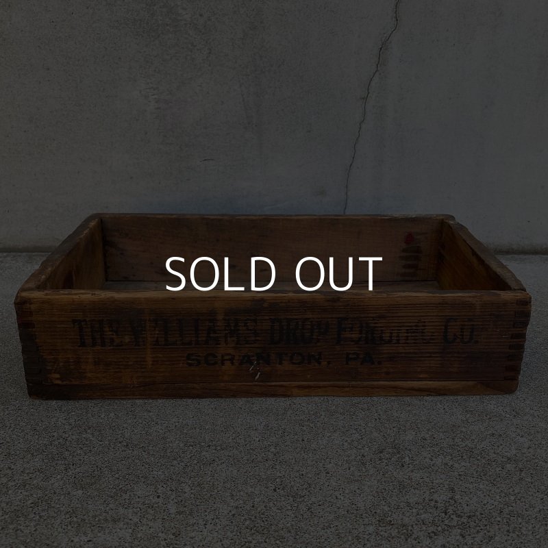 画像3: VINTAGE ANTIQUE WOODBOX WOODCASE THE WILLIAMS DROP FORGING CO. ヴィンテージ アンティーク ウッドボックス ウッドケース 木箱 アメリカ / ディスプレイ 収納 店舗什器 USA