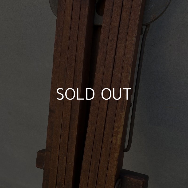 画像6: VINTAGE ANTIQUE DRYING RACK ヴィンテージ アンティーク ドライングラック 洗濯物干し アメリカ / インダストリアル ディスプレイ ウッド フォールディング 店舗什器 USA (1)