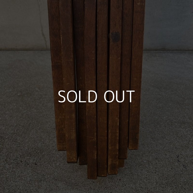 画像7: VINTAGE ANTIQUE DRYING RACK ヴィンテージ アンティーク ドライングラック 洗濯物干し アメリカ / インダストリアル ディスプレイ ウッド フォールディング 店舗什器 USA (1)