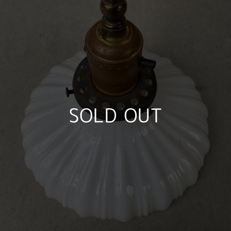 画像4: VINTAGE ANTIQUE LAMP LIGHT WALL LAMP ヴィンテージ アンティーク ライト ウォールランプ ブラケットランプ 照明 アメリカ / 壁付けランプ ミルクガラスシェード 店舗什器 USA (2)