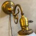 画像7: VINTAGE ANTIQUE LAMP LIGHT WALL LAMP ヴィンテージ アンティーク ライト ウォールランプ ブラケットランプ 照明 アメリカ / 壁付けランプ ミルクガラスシェード 店舗什器 USA (1)