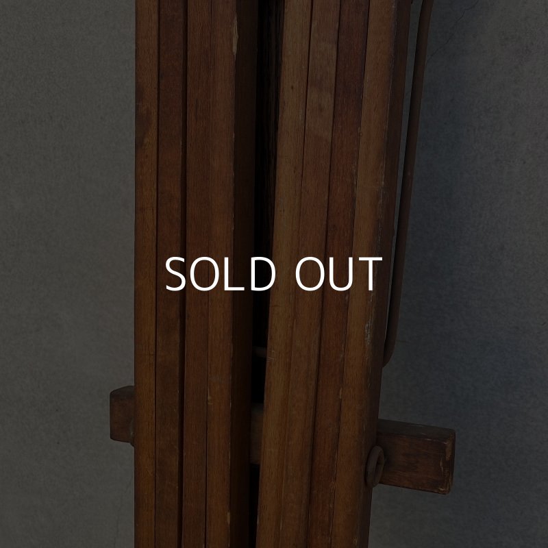 画像6: VINTAGE ANTIQUE DRYING RACK ヴィンテージ アンティーク ドライングラック 洗濯物干し アメリカ / インダストリアル ディスプレイ ウッド フォールディング 店舗什器 USA (2)