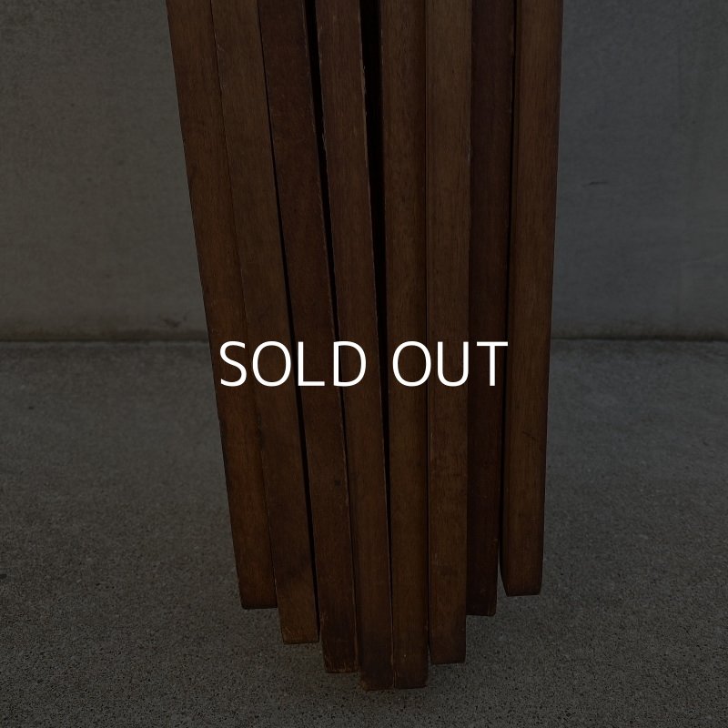 画像7: VINTAGE ANTIQUE DRYING RACK ヴィンテージ アンティーク ドライングラック 洗濯物干し アメリカ / インダストリアル ディスプレイ ウッド フォールディング 店舗什器 USA (2)