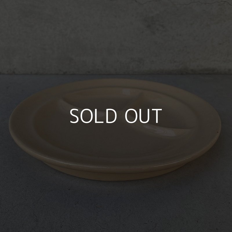 画像3: VINTAGE ANTIQUE TEPCO ヴィンテージ アンティーク テプコ トレー プレート 皿 / アメリカ 陶器 食器 仕切り ダイナー USA  (2)