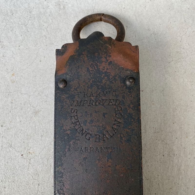 画像4: VINTAGE ANTIQUE FRARY'S SPRING SCALE ヴィンテージ アンティーク スケール アメリカ / インダストリアル 量り 吊り下げ 秤 USA