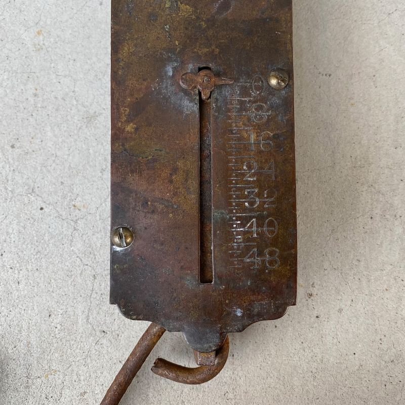 画像5: VINTAGE ANTIQUE COLT&LIBBY SPRING SCALE ヴィンテージ アンティーク スケール アメリカ / インダストリアル 量り 吊り下げ 秤 USA