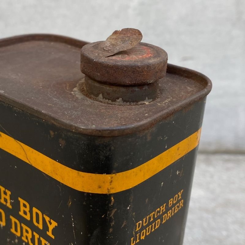 画像7: VINTAGE ANTIQUE DUTCH BOY ヴィンテージ アンティーク ダッチボーイ TIN缶 オイル缶  / コレクタブル アドバタイジング オブジェ ディスプレイ 企業物 アメリカ (3)