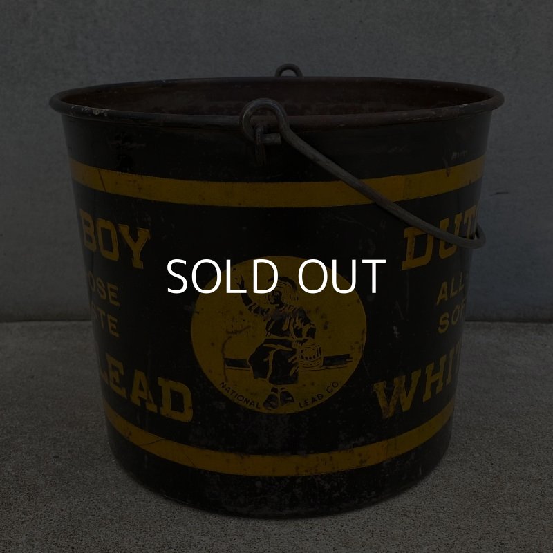 画像5: VINTAGE ANTIQUE DUTCH BOY ヴィンテージ アンティーク ダッチボーイ 缶 ペイント缶 アメリカ / インダストリアル コレクタブル ガレージ ディスプレイ 収納 USA (1)