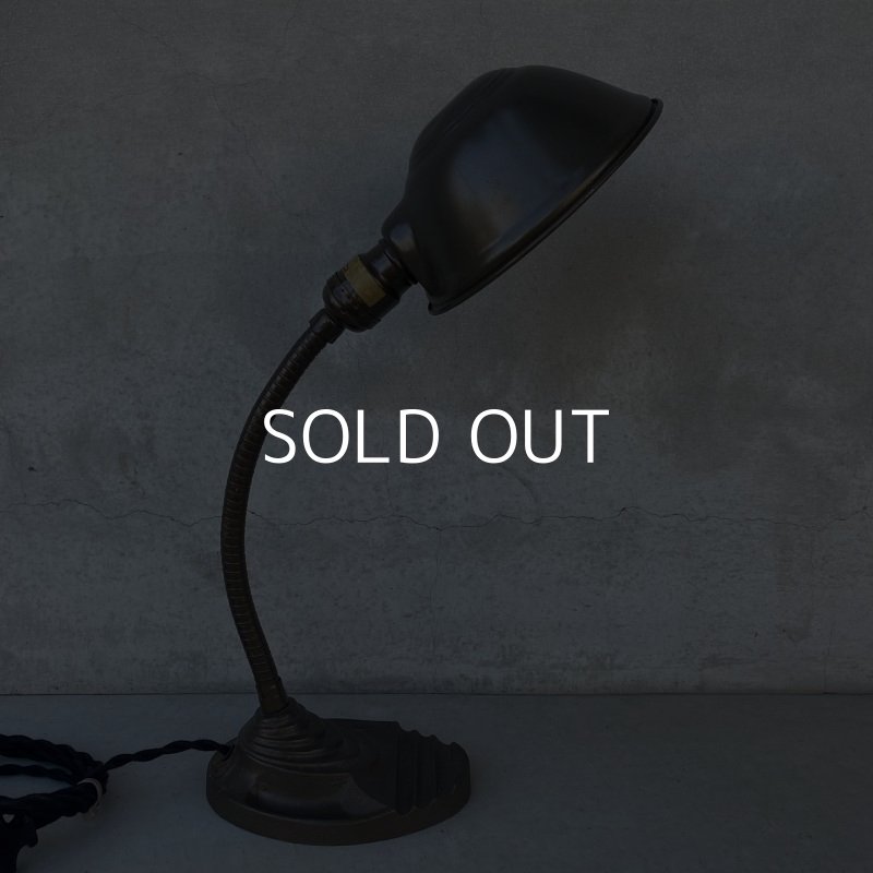 画像3: VINTAGE DESKLAMP EAGLE ヴィンテージ デスクランプ イーグル デスクライト スタンドライト 卓上ライト アメリカ / インダストリアル グースネック 照明 工業用 USA (1)