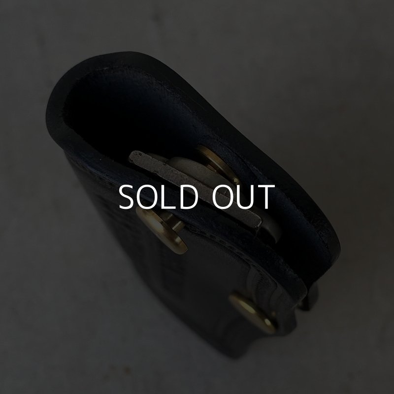 画像9: RUST LEATHER ORIGINAL KEYCASE ラストレザー オリジナル キーケース サドルレザー レザー 革 革小物 ブラック 黒色 