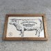 画像7: RUST LEATHER ラストレザー オリジナル フレーム 額装 壁掛け ディスプレイ インテリア 木製 牛