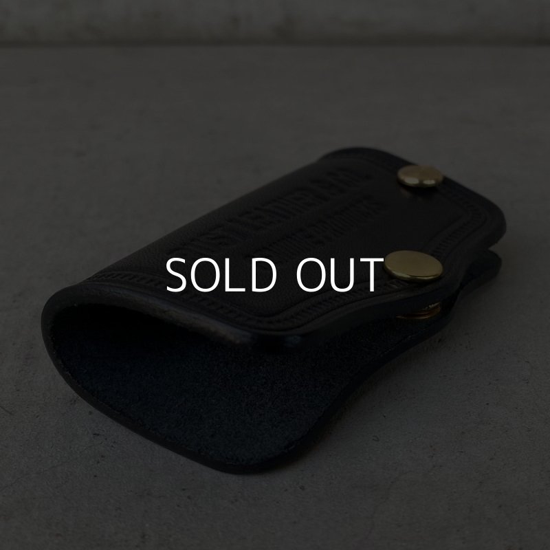 画像3: RUST LEATHER ORIGINAL KEYCASE ラストレザー オリジナル キーケース サドルレザー レザー 革 革小物 ブラック 黒色 