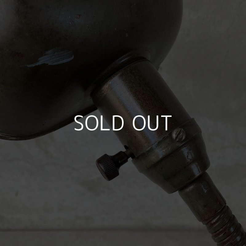 画像6: VINTAGE DESKLAMP ヴィンテージ デスクライト スタンドライト 卓上ライト アメリカ / インダストリアル グースネック 照明 工業用 USA (1)