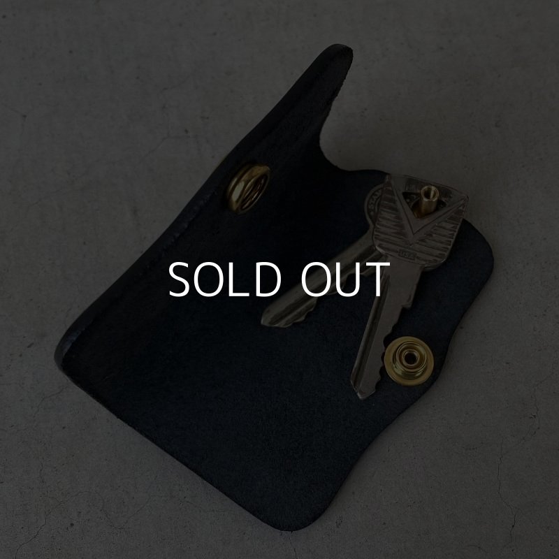 画像8: RUST LEATHER ORIGINAL KEYCASE ラストレザー オリジナル キーケース サドルレザー レザー 革 革小物 ブラック 黒色 