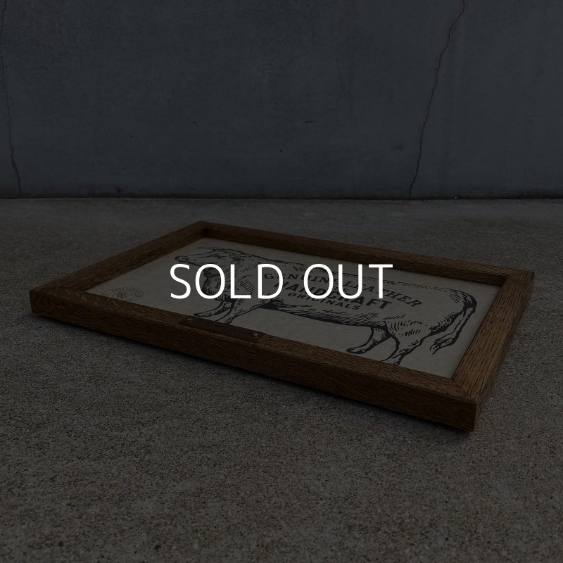 画像3: RUST LEATHER ラストレザー オリジナル フレーム 額装 壁掛け ディスプレイ インテリア 木製 牛