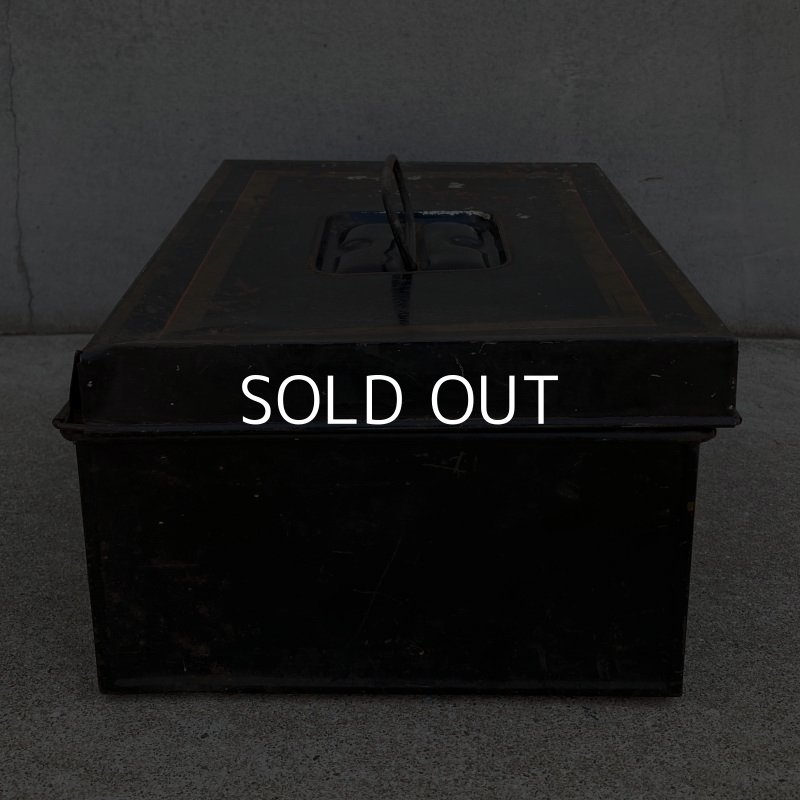 画像4: VINTAGE ANTIQUE SAFETY BOX ヴィンテージ アンティーク セイフティボックス アメリカ / インテリア ディスプレイ  ブラック 黒色 金庫 収納 小物入れ 箱 店舗什器 USA