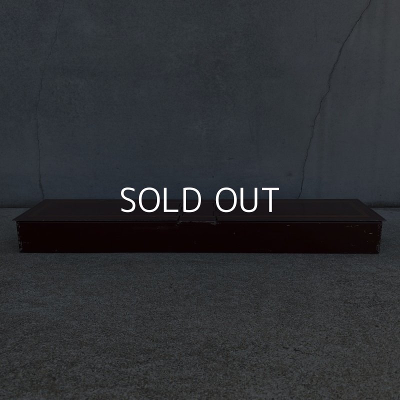 画像4: VINTAGE ANTIQUE SAFETYBOX ヴィンテージ アンティーク セイフティボックス アメリカ / インテリア ディスプレイ ボルドー ケース 貸金庫 収納 小物入れ 箱 店舗什器 USA (1)