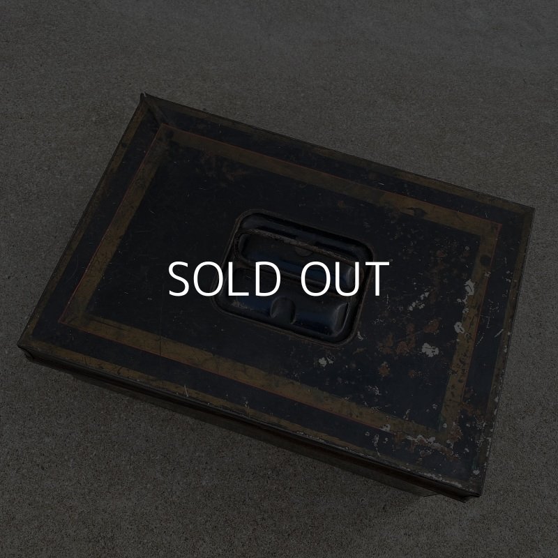 画像6: VINTAGE ANTIQUE SAFETY BOX ヴィンテージ アンティーク セイフティボックス アメリカ / インテリア ディスプレイ  ブラック 黒色 金庫 収納 小物入れ 箱 店舗什器 USA