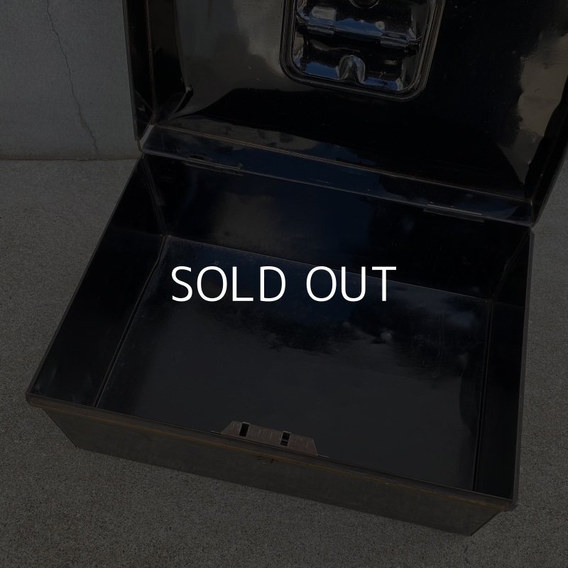 画像8: VINTAGE ANTIQUE SAFETY BOX ヴィンテージ アンティーク セイフティボックス アメリカ / インテリア ディスプレイ  ブラック 黒色 金庫 収納 小物入れ 箱 店舗什器 USA