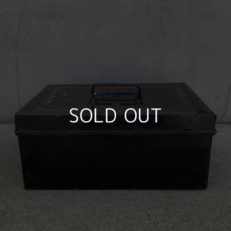 画像3: VINTAGE ANTIQUE SAFETY BOX ヴィンテージ アンティーク セイフティボックス アメリカ / インテリア ディスプレイ  ブラック 黒色 金庫 収納 小物入れ 箱 店舗什器 USA