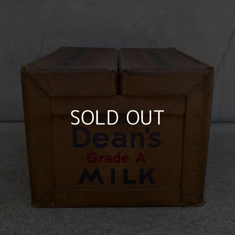 画像3: VINTAGE ANTIQUE DEAN MILK CO. BOX ヴィンテージ アンティーク ボックス 箱 アメリカ / ディスプレイ インテリア 店舗什器 企業物 運搬用 USA