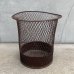 画像1: VINTAGE ANTIQUE WIRE BASKET ヴィンテージ アンティーク ワイヤーバスケット ゴミ箱 アメリカ / インダストリアル ダストボックス 収納 インテリア USA (2) (1)