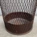 画像6: VINTAGE ANTIQUE WIRE BASKET ヴィンテージ アンティーク ワイヤーバスケット ゴミ箱 アメリカ / インダストリアル ダストボックス 収納 インテリア USA (2)