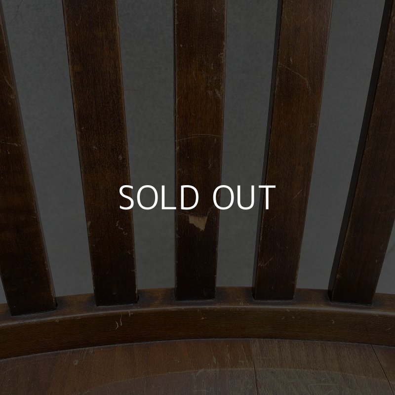 画像6: VINTAGE ANTIQUE ヴィンテージ アンティーク 椅子 アメリカ / チェア インダストリアル ウッド 回転椅子 家具 木製 店舗 什器 USA (2)