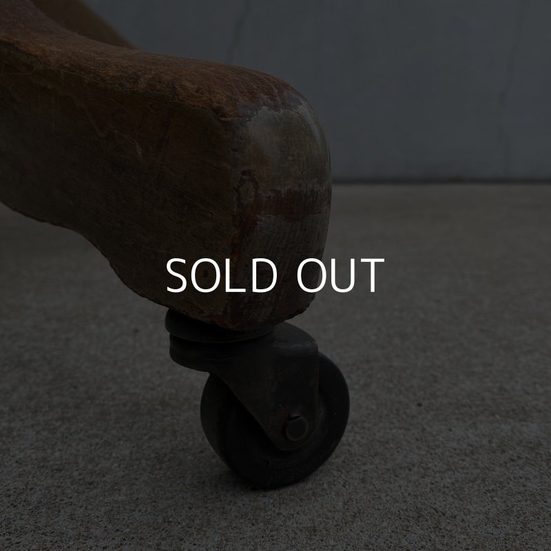 画像10: VINTAGE ANTIQUE ヴィンテージ アンティーク 椅子 アメリカ / チェア インダストリアル ウッド 回転椅子 家具 木製 店舗 什器 USA (2)