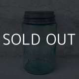 VINTAGE ANTIQUE SWAY ZEE'S MASON JAR ヴィンテージ アンティーク  メイソンジャー ガラス瓶 アメリカ / 小物入れ 店舗什器 USA