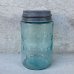 画像1: VINTAGE ANTIQUE SWAY ZEE'S MASON JAR ヴィンテージ アンティーク  メイソンジャー ガラス瓶 アメリカ / 小物入れ 店舗什器 USA (1)