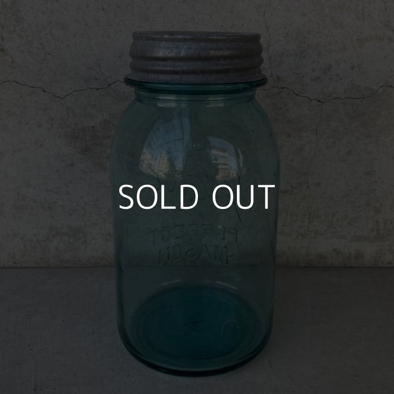 画像2: VINTAGE ANTIQUE BALL MASON JAR ヴィンテージ アンティーク ボール メイソンジャー ガラス瓶 アメリカ / 小物入れ 店舗什器 (5)