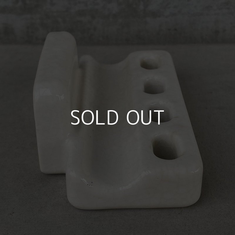 画像4: VINTAGE ANTIQUE TOOTHBRUSH HOLDER ヴィンテージ アンティーク トゥースブラシホルダー 歯ブラシホルダー アメリカ / インテリア 洗面台 雑貨 陶器 USA