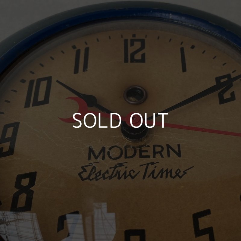 画像7: VINTAGE ANTIQUE MODERN ELECTRIC TIMES WALL CLOCK ヴィンテージ アンティーク ウォールクロック / アメリカ 壁掛け時計 インダストリアル  八角形 USA