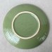画像2: VINTAGE ANTIQUE HULL ヴィンテージ アンティーク ハル ポタリー アボカド グリーン プレート 皿 陶器 / アメリカ  トレー 食器 緑色 USA (2)  (2)