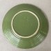 画像2: VINTAGE ANTIQUE HULL ヴィンテージ アンティーク ハル ポタリー アボカド グリーン プレート 皿 陶器 / アメリカ  トレー 食器 丸皿 大 緑色 USA (6) (2)