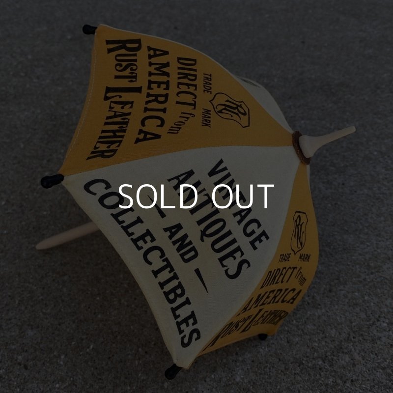 画像3: RUST LEATHER ORIGINAL UMBRELLA ラストレザー オリジナル ミニチュアアンブレラ 傘 コレクタブル アドバタイジングアンブレラ オブジェ 置物