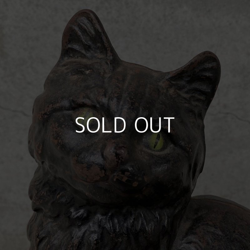 画像7: VINTAGE ANTIQUE HUBLEY DOORSTOPPER CAT OBJECT ヴィンテージ アンティーク ドアストッパー ねこ アメリカ / コレクタブル オブジェ キャストアイアイン 猫 置物 店舗什器 USA