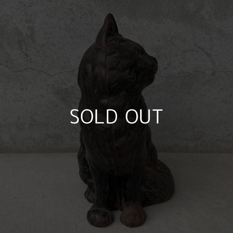 画像3: VINTAGE ANTIQUE HUBLEY DOORSTOPPER CAT OBJECT ヴィンテージ アンティーク ドアストッパー ねこ アメリカ / コレクタブル オブジェ キャストアイアイン 猫 置物 店舗什器 USA