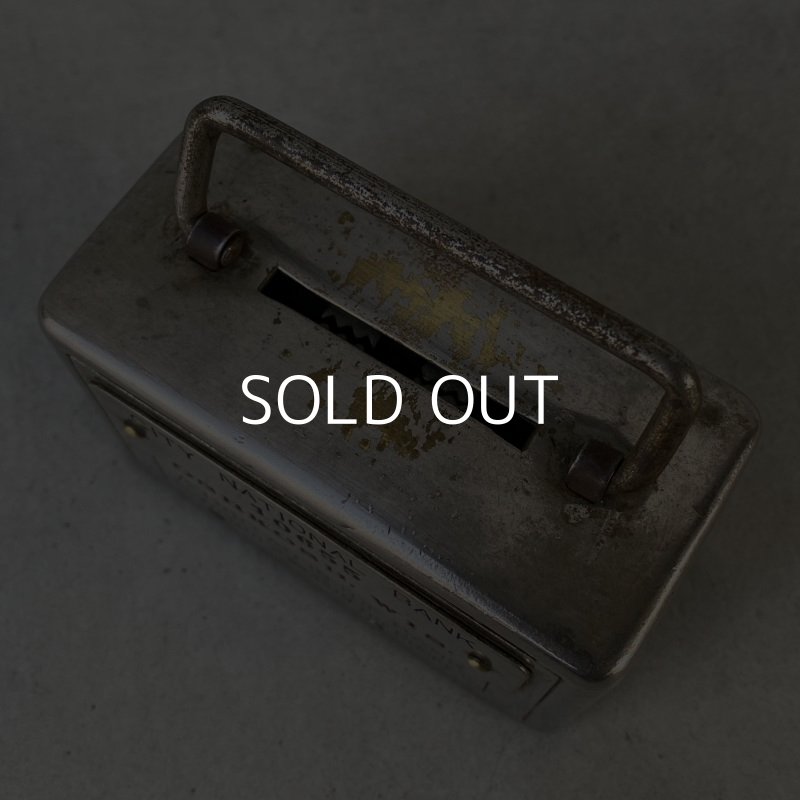 画像6: VINTAGE ANTIQUE CITY NATIONAL BANK COIN BANK ヴィンテージ アンティーク コインバンク 貯金箱 アメリカ / コレクタブル オブジェ インテリア ノベルティ 銀行 USA