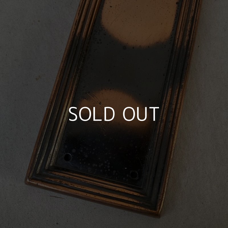 画像6: VINTAGE ANTIQUE DOOR PUSH PLATE FINGER PLATE JAPANNED ヴィンテージ アンティーク ドア 押し板 プッシュプレート フィンガープレート ジャパンド ジャパンカラー アメリカ / ドアパーツ 店舗什器 USA