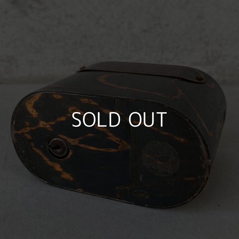 画像7: VINTAGE ANTIQUE  BURNS CO.NY COINBANK JAPANNED ヴィンテージ アンティーク コインバンク ジャパンド ジャパンカラー アメリカ / コレクタブル 貯金箱 オブジェ USA