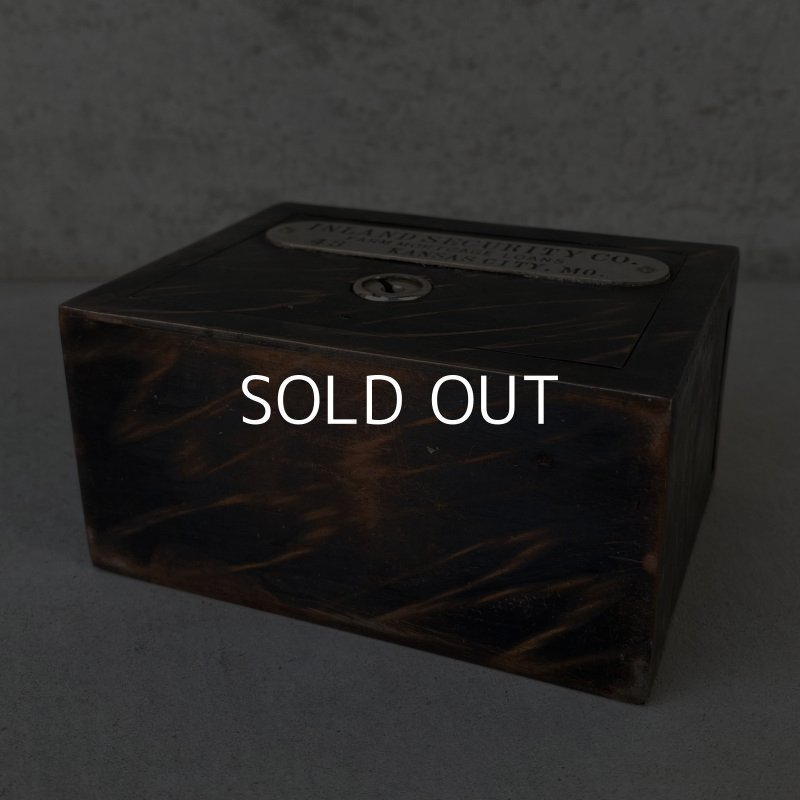 画像7: VINTAGE ANTIQUE W.F.BURNS CO COINBANK JAPANNED ヴィンテージ アンティーク コインバンク ジャパンド ジャパンカラー アメリカ / コレクタブル 貯金箱 オブジェ USA